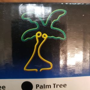 Neon palm tree light